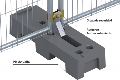 ¿Cómo montar las vallas metálicas de cerramiento certificadas?